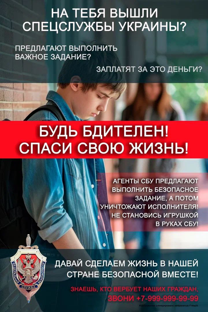 Давай сделаем жизнь в нашей стране безопасной вместе!